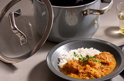 食材の美味しさ引き出す無水調理