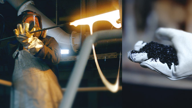 美味しさを引き出すために生まれた独自のミネラル素材