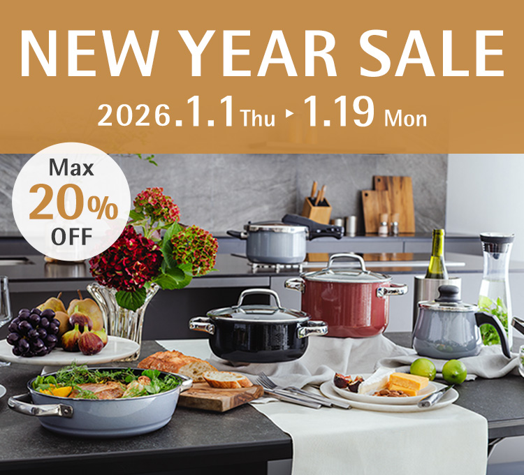NEW YEAR SALE 20% OFF 1.1 Thu - 1.19 Mon