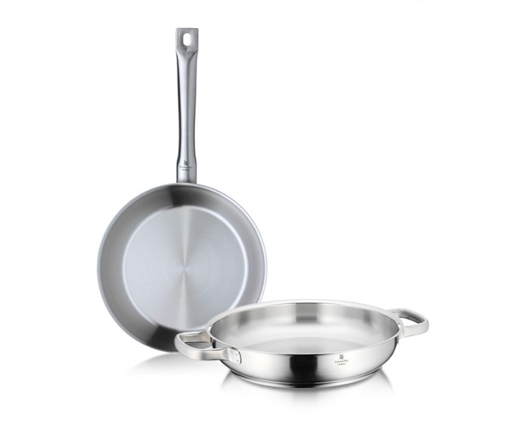 グルメプラス フライパンセット2P（両手28cm＋片手24cm）
