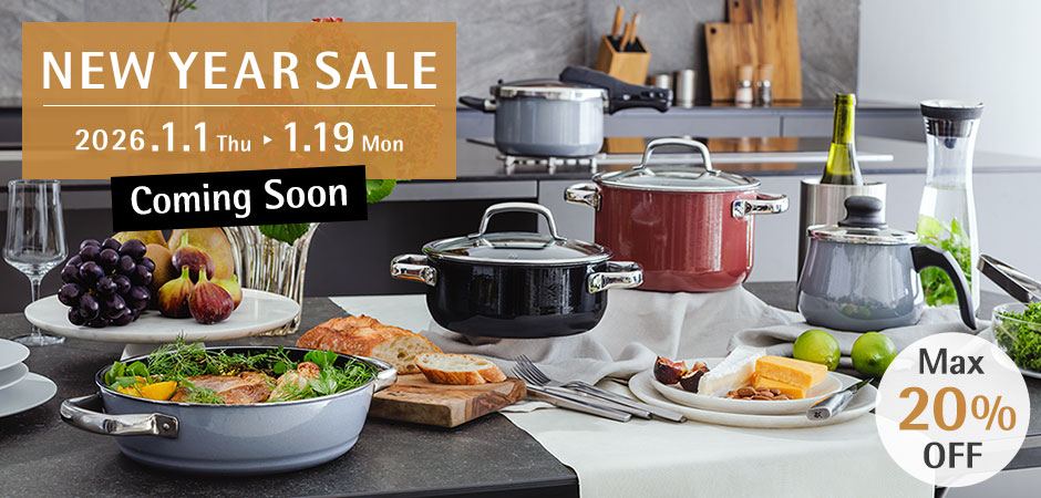予告 NEW YEAR SALE 20% OFF 1.1 Thu - 1.19 Mon
