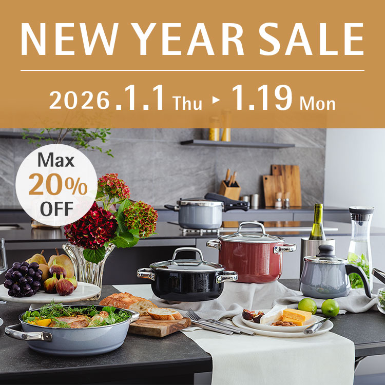 NEW YEAR SALE 20% OFF 1.1 Thu - 1.19 Mon